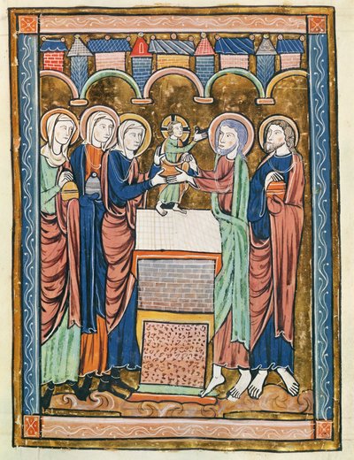 Ms 3016 fol.10 Omskæring, fra "Psautier a l